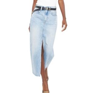 Pistola Alice Denim Midi Skirt in Brooklyn Wash 28